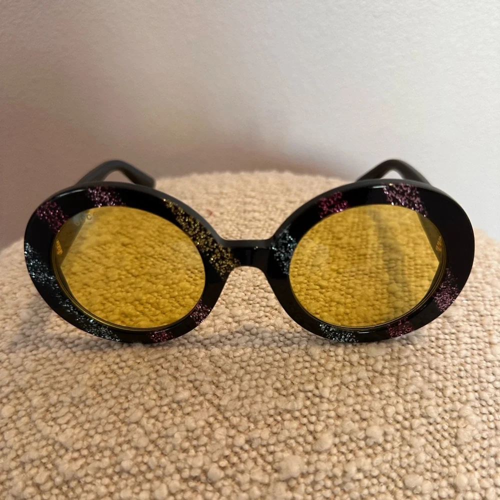 Gucci GG01319S Glitter Sunglasses - Picture 3 of 9